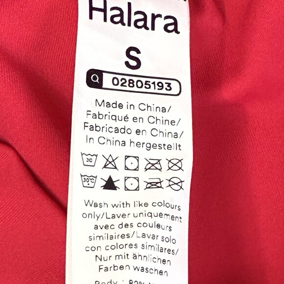 Halara Softlyzero Airy Shorts NEW Womens Small Wide High Waist Pockets Pink - Picture 3 of 13